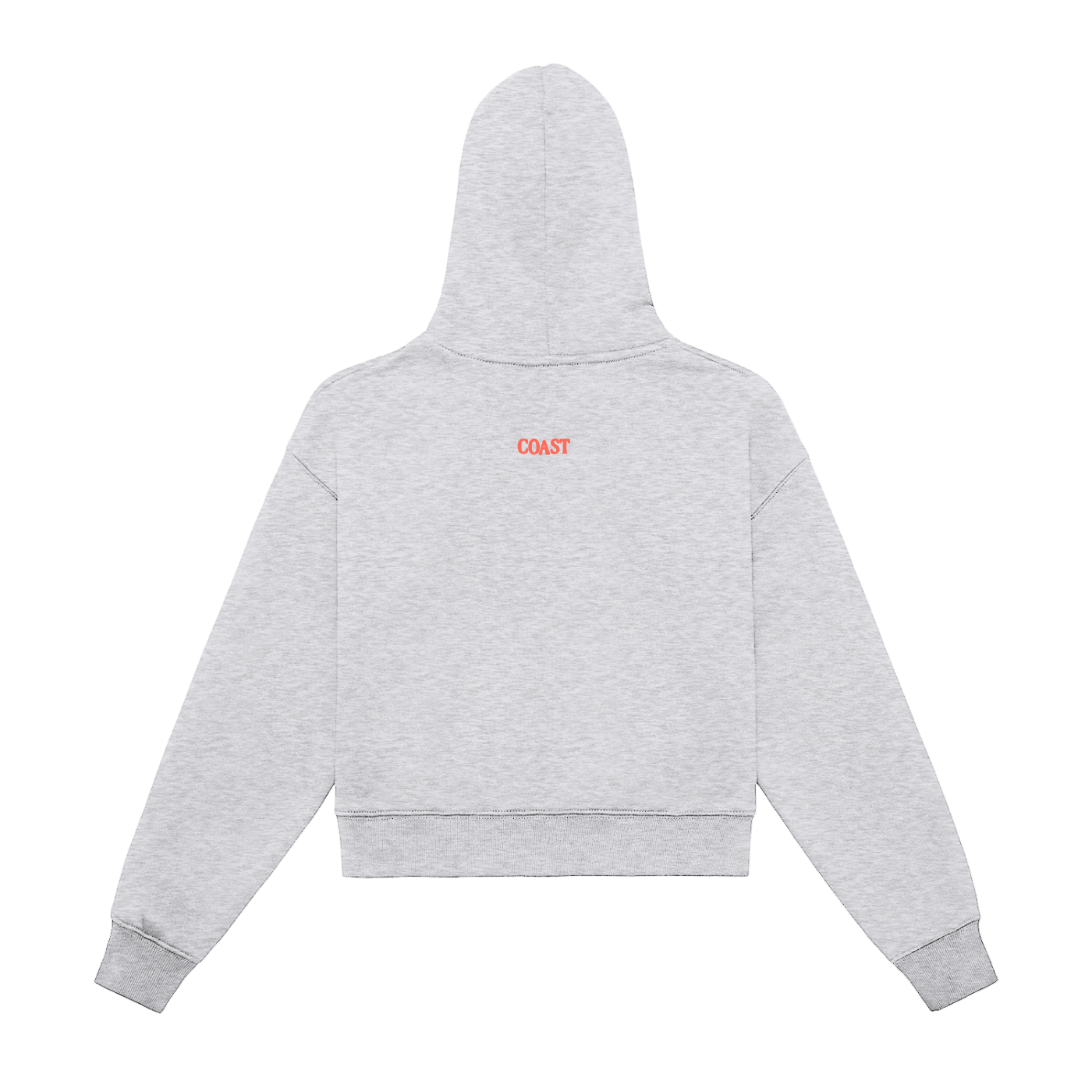 Women's Fleeced Zip-Up Cropped Hoodie
