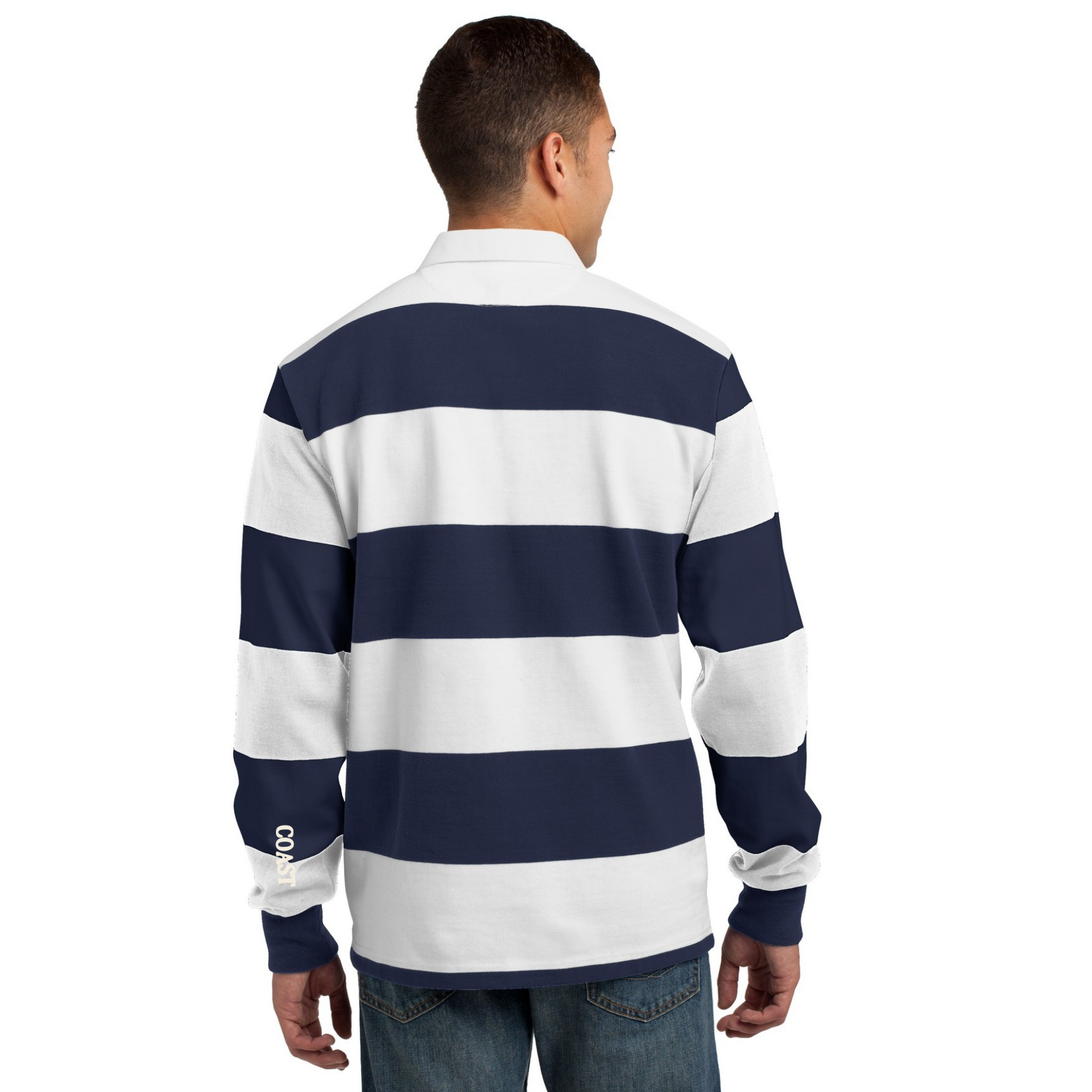 Classic Striped Rugby Polo — Long Sleeve Club Shirt