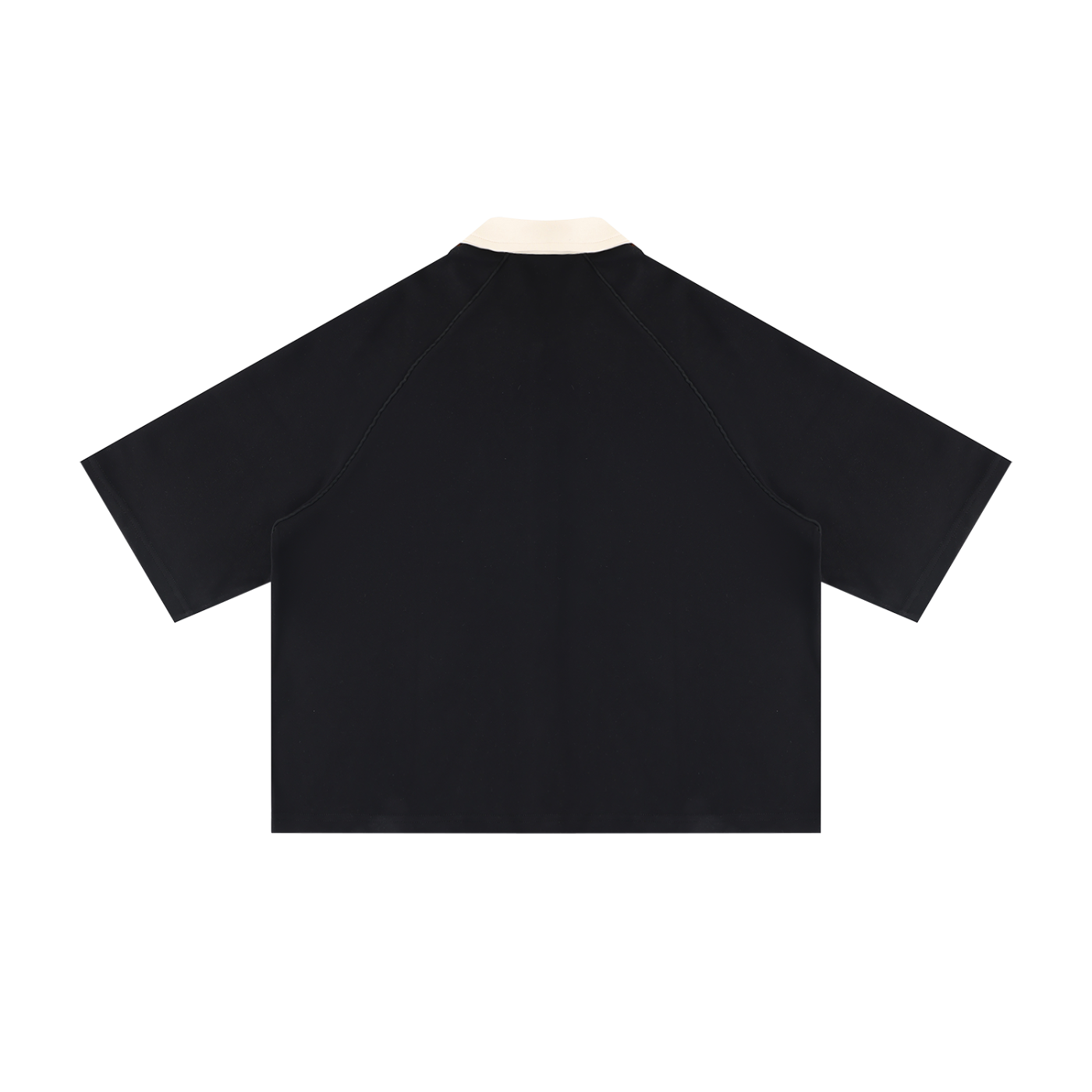Unisex Color Block Boxy Short Sleeve Shirt