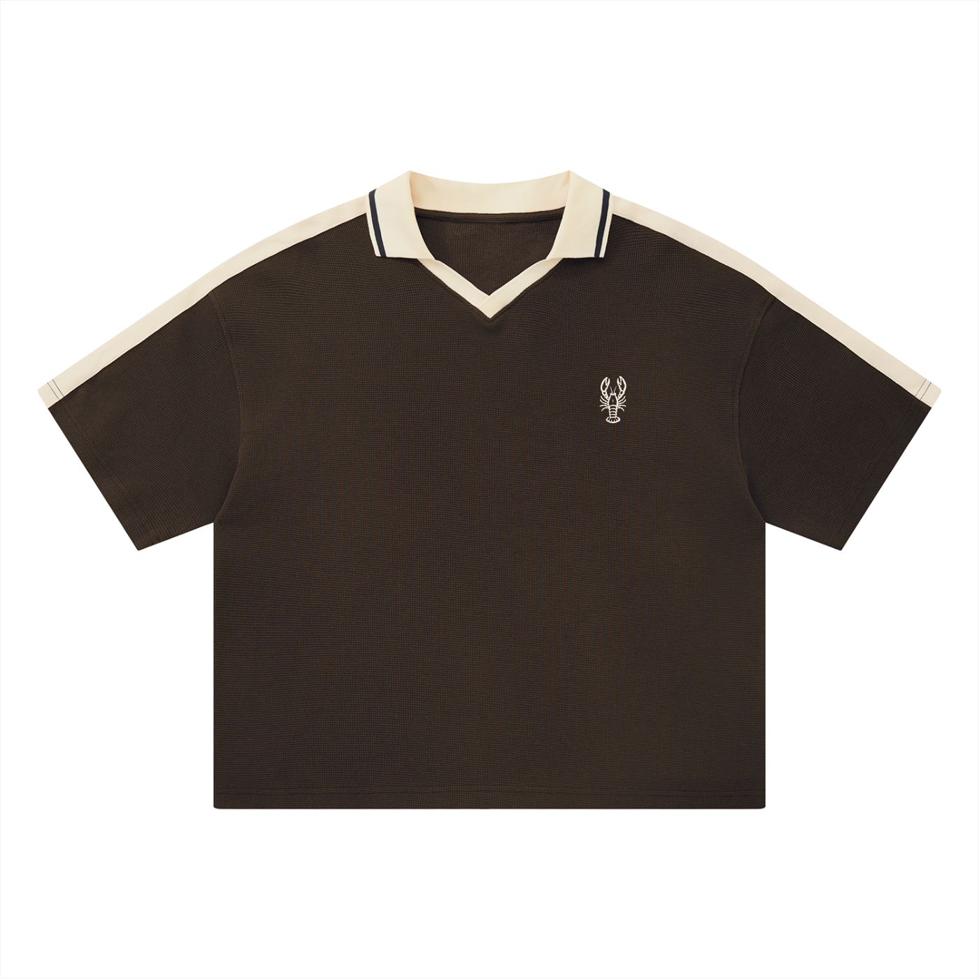 Unisex Color Block Polo Shirt