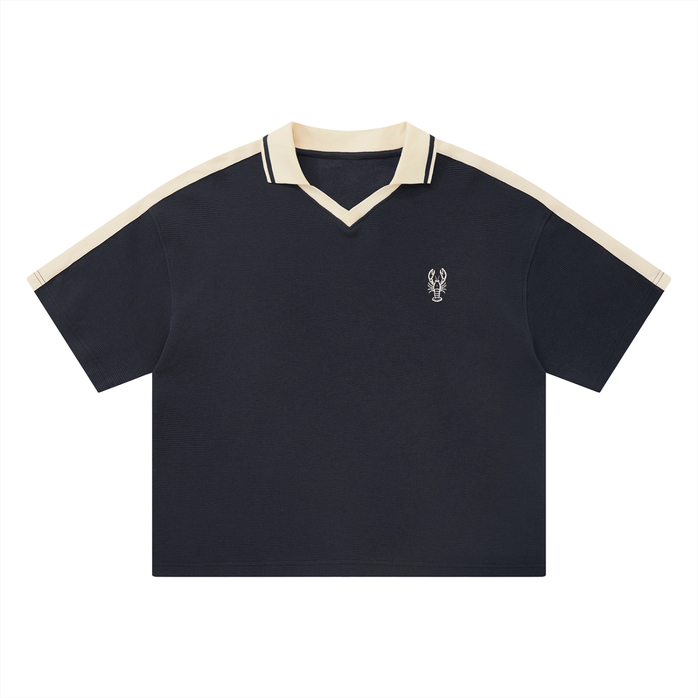 Unisex Color Block Polo Shirt