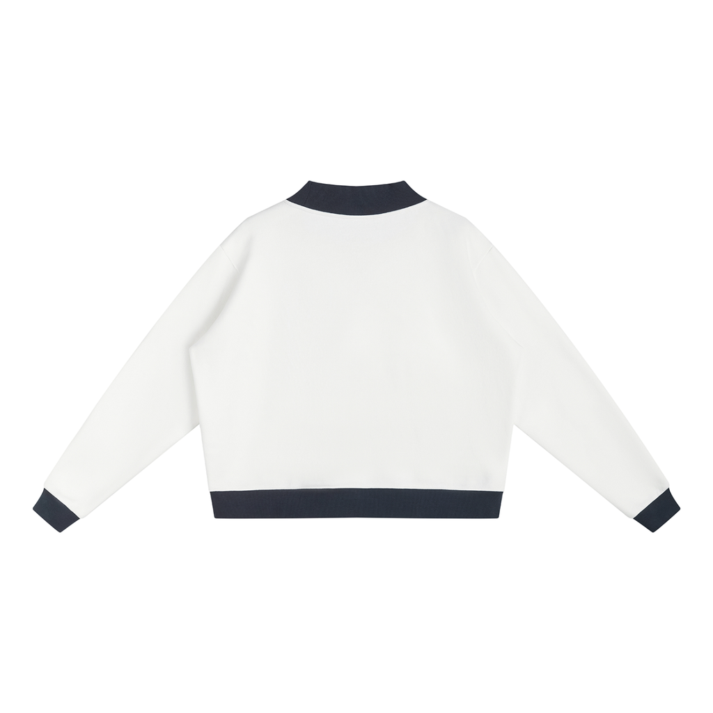 Women’s Mock Neck Crewneck Sweatshirt