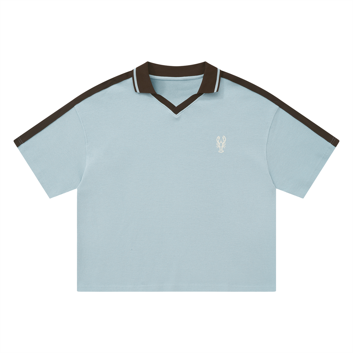 Unisex Color Block Polo Shirt