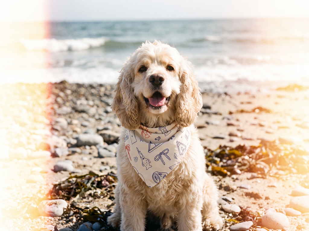 Salty Pup All-over print bandana
