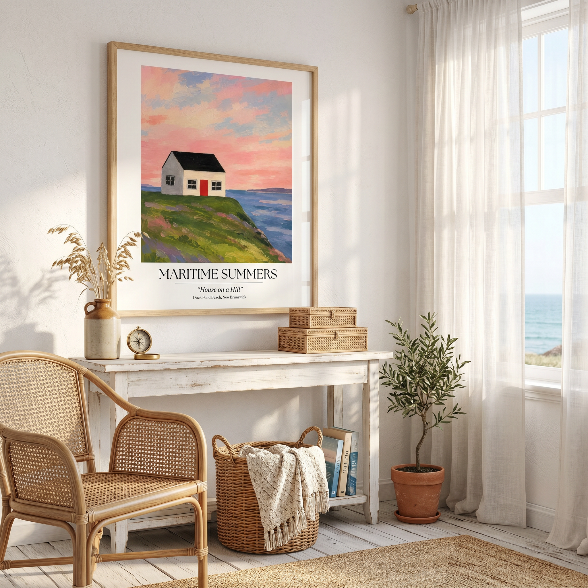 'House on a Hill' Matte Poster
