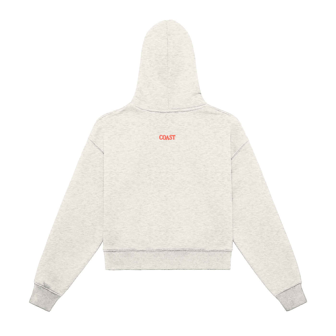 Women's Fleeced Zip-Up Cropped Hoodie